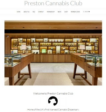 Preston Cannabis Club Website.  Click To Enter.